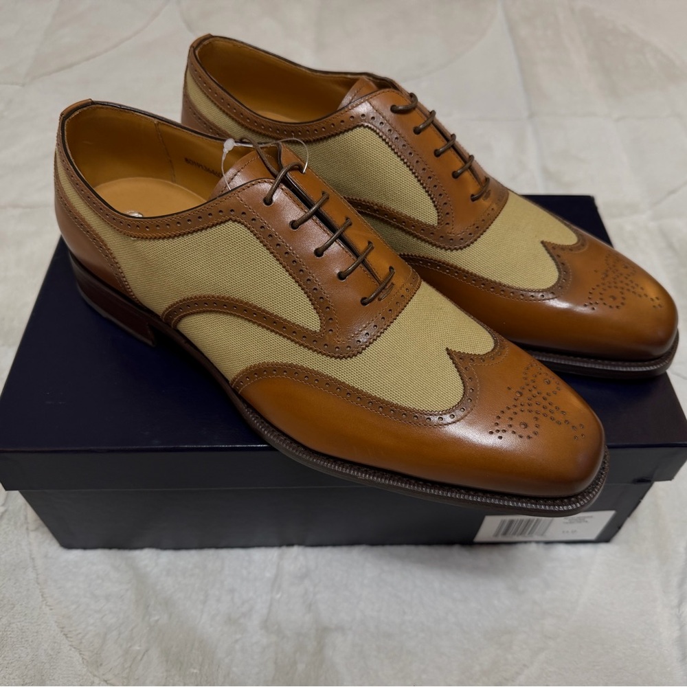 NEW! $1,495 Ralph Lauren Purple Label Devon Spectator Shoe Brogue 11D